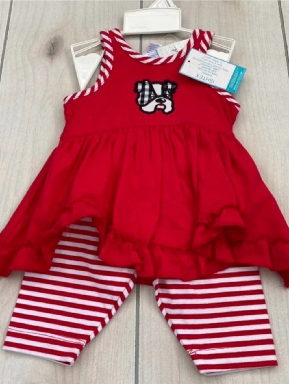 Georgia Bulldogs custom Dress Set 24 months nwt